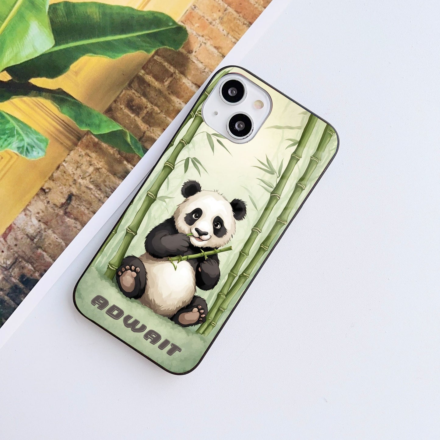 Bamboo Buddy Customized Glass Mobile Cover
