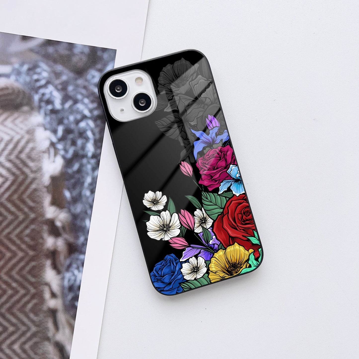 Midnight Charm Glass Case Mobile Cover