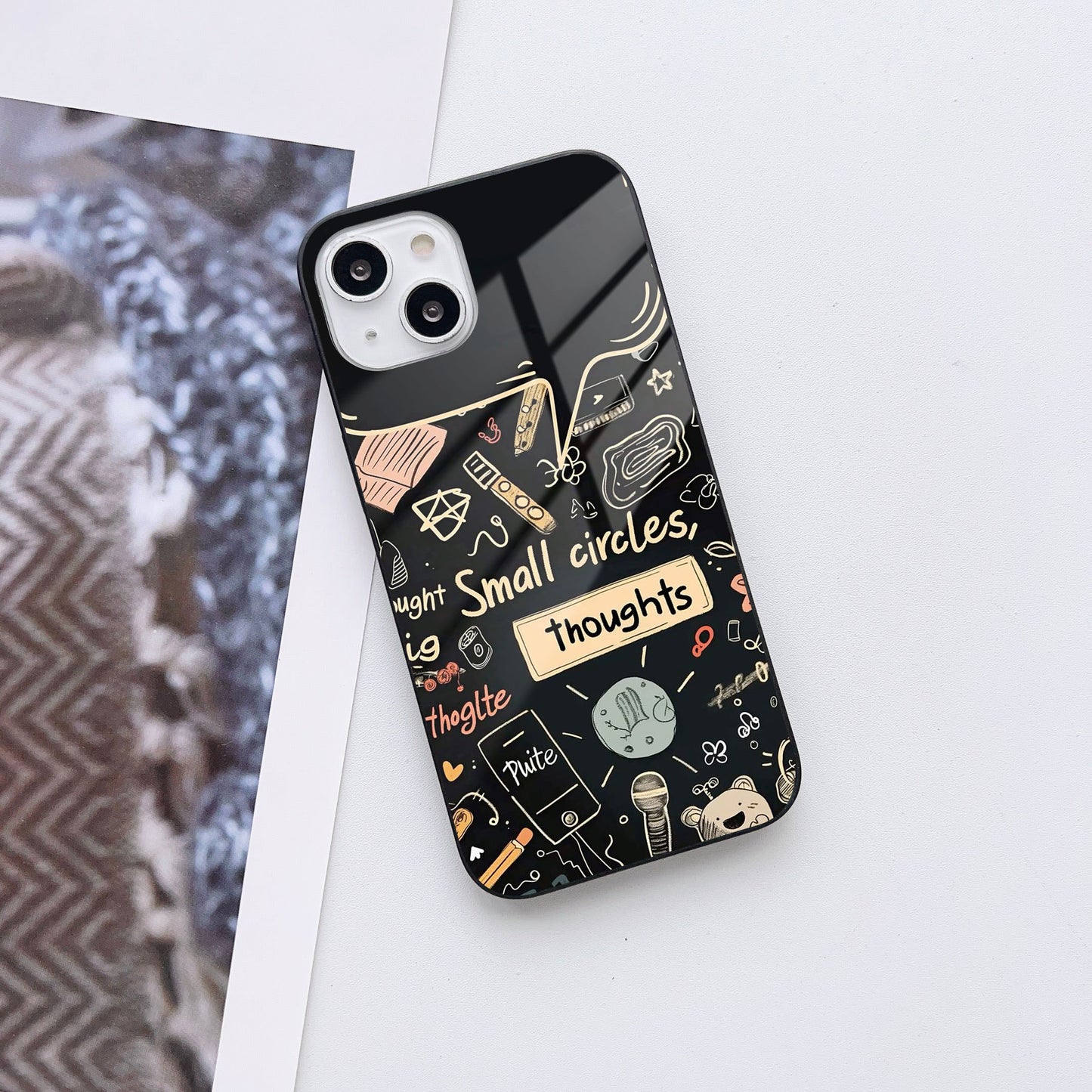 Artful Notes Glass Case Mobile Cover