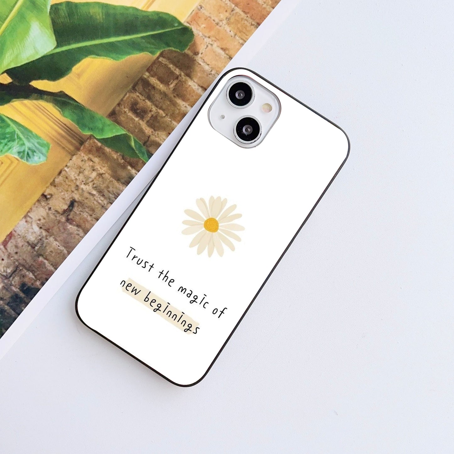 Daisy Start Glass Case Mobile Cover