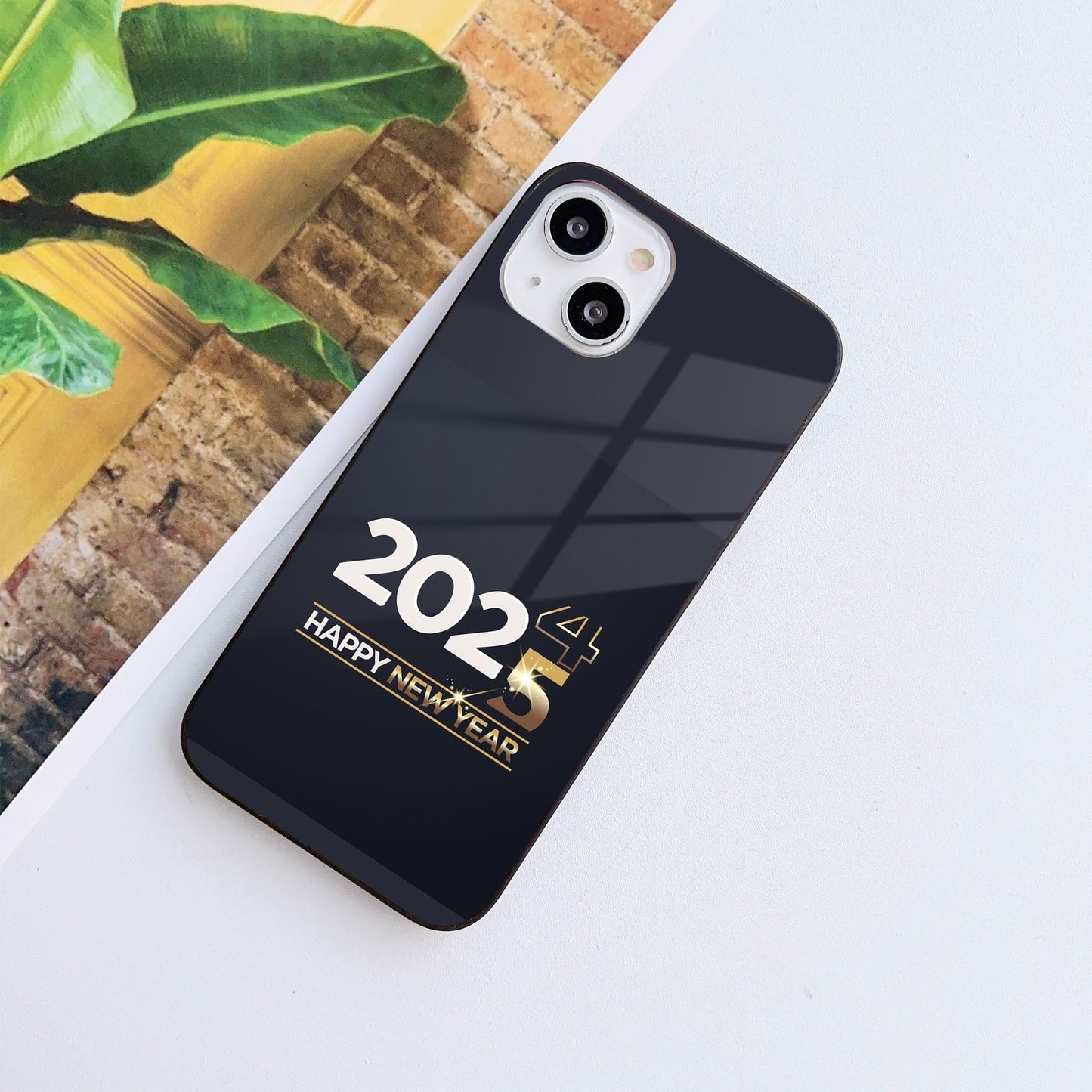 Golden Transition Glass Case Mobile Cover