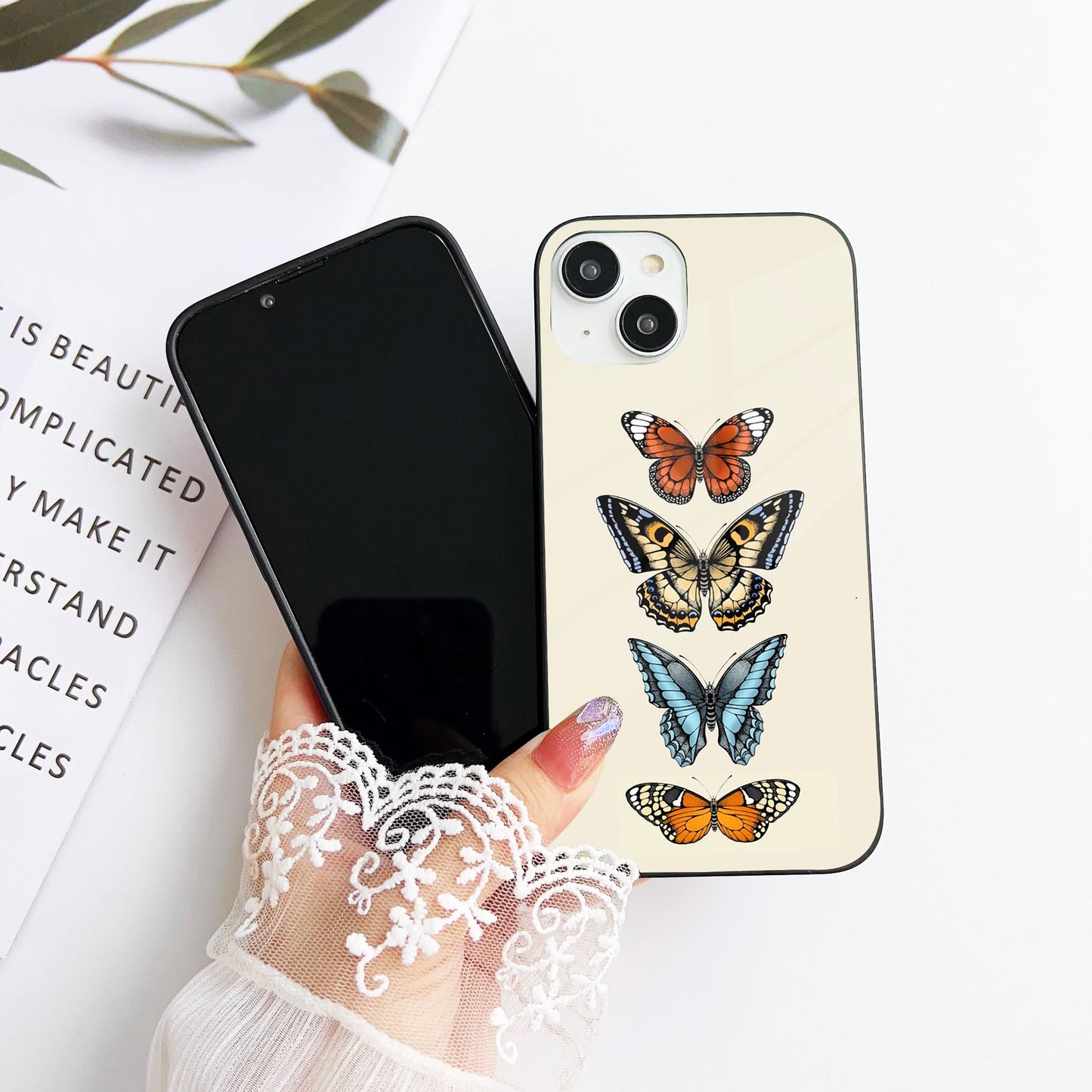Wings Tower Glass Case Mobile Cover