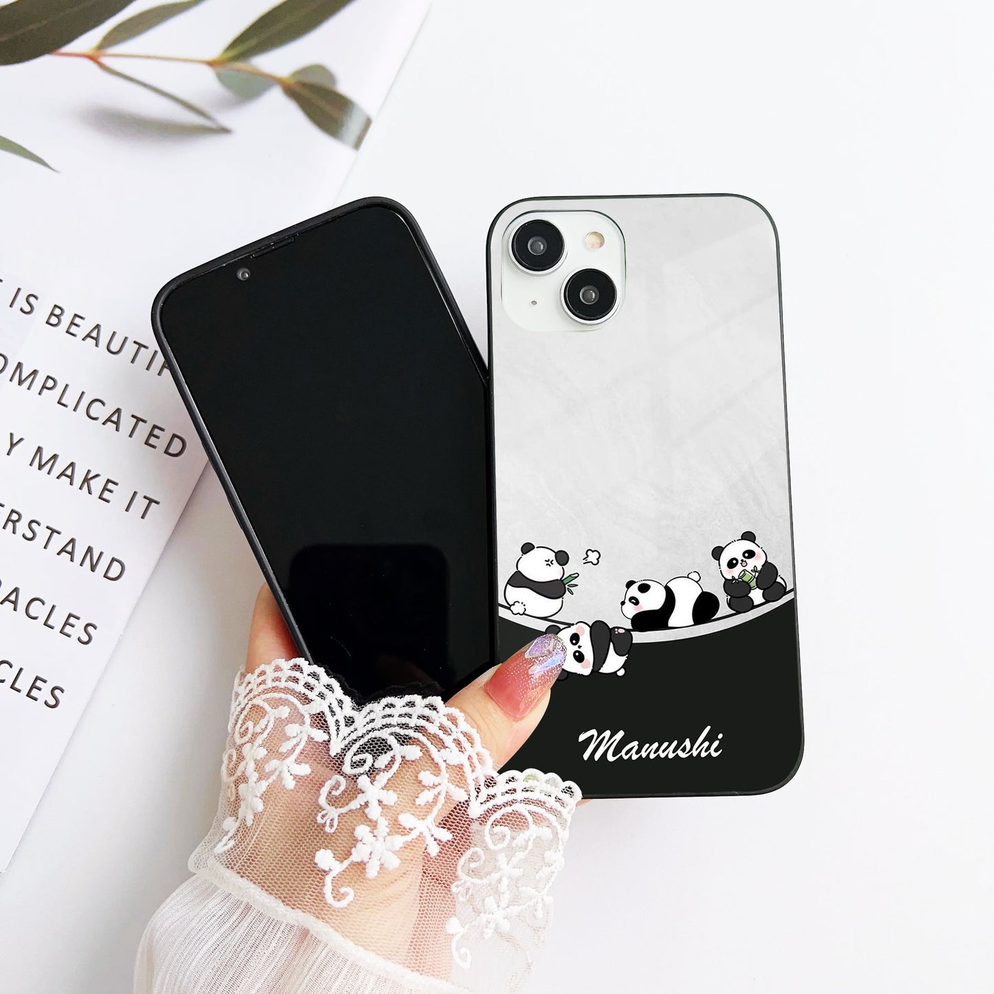 Bamboo Squad Customized Glass Mobile Cover