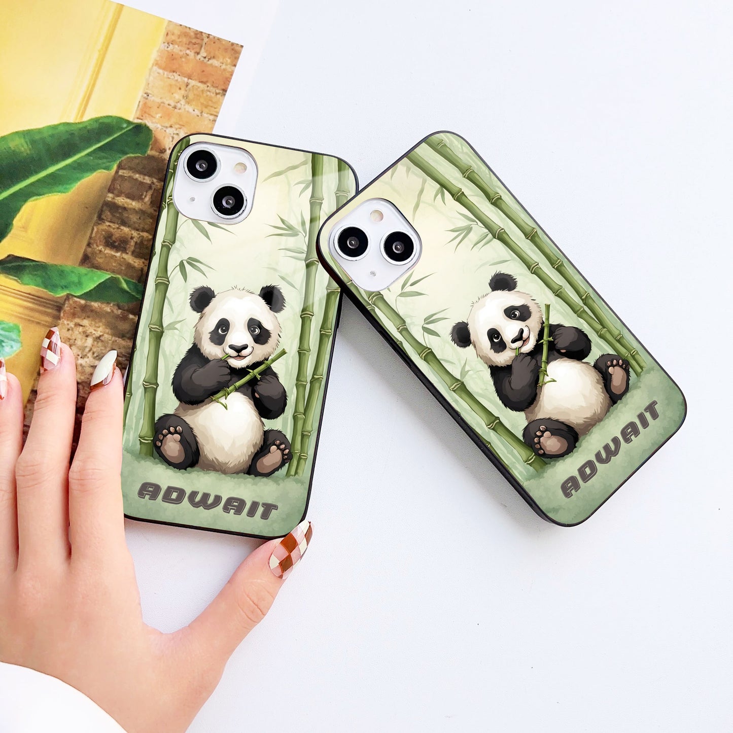 Bamboo Buddy Customized Glass Mobile Cover