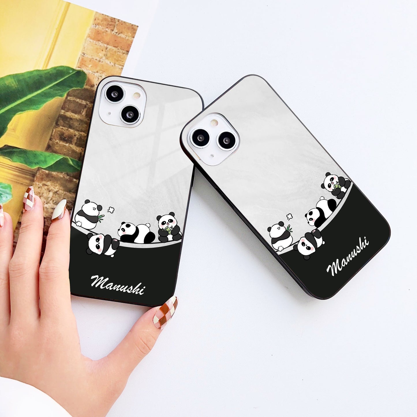 Bamboo Squad Customized Glass Mobile Cover