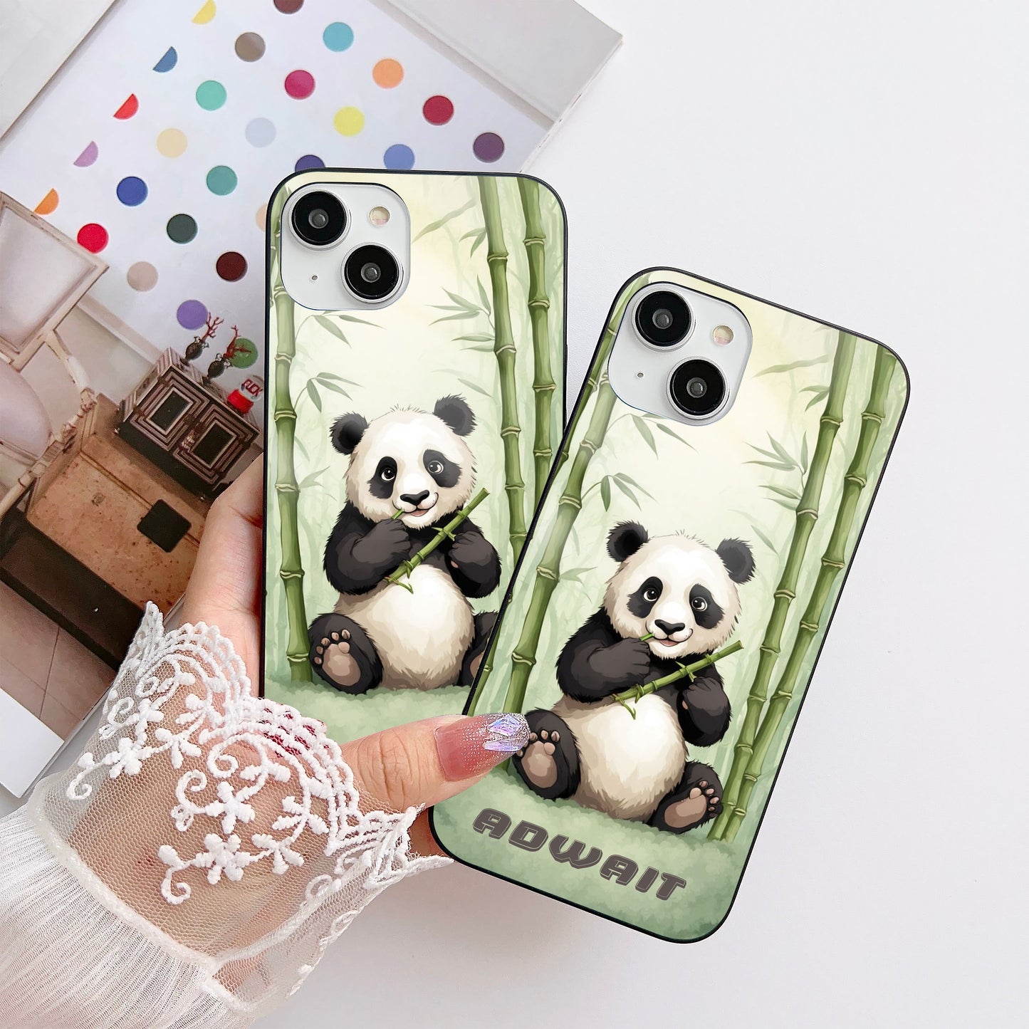 Bamboo Buddy Customized Glass Mobile Cover
