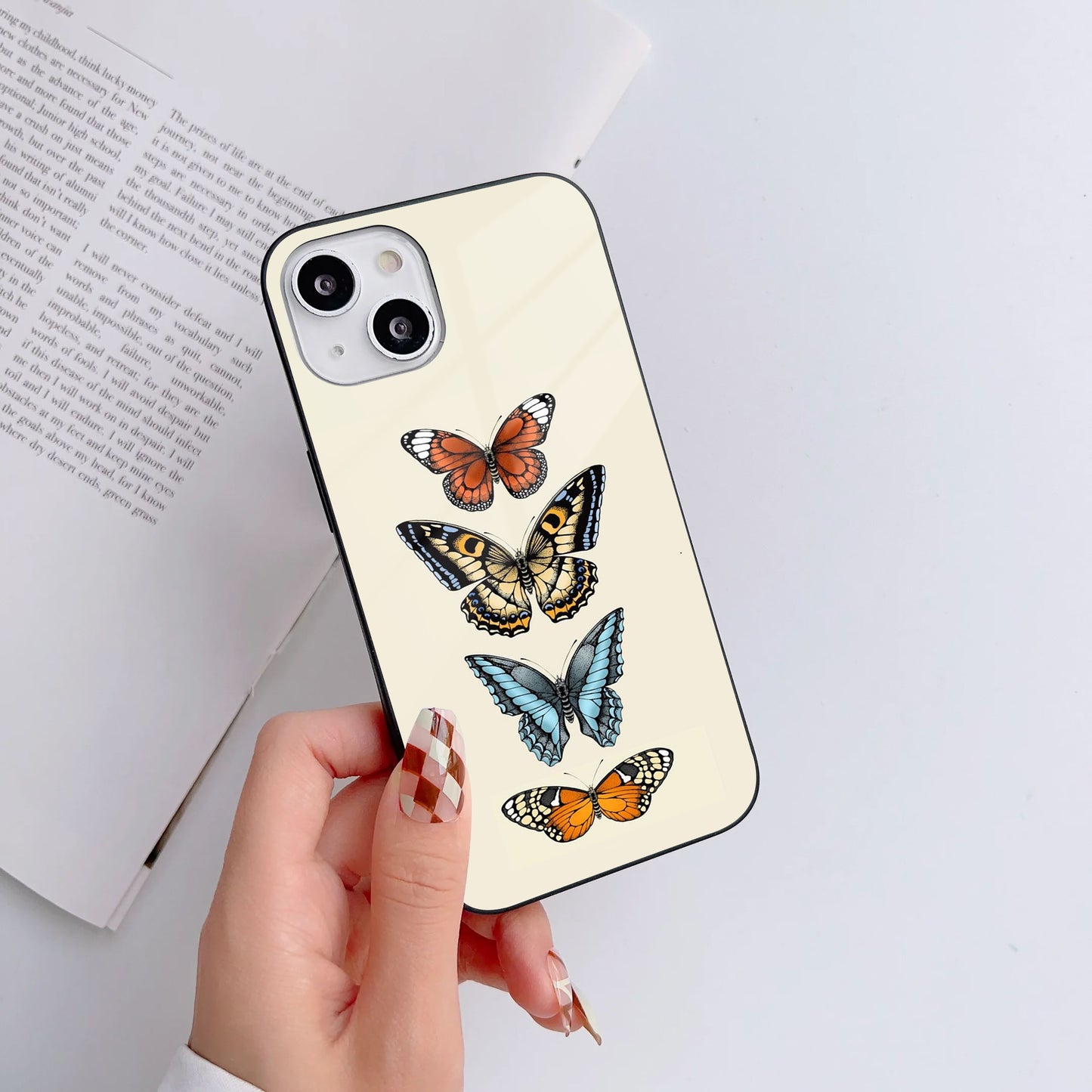 Wings Tower Glass Case Mobile Cover