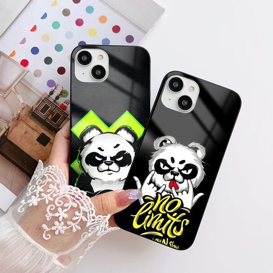 Bad Panda Glass Case Cover