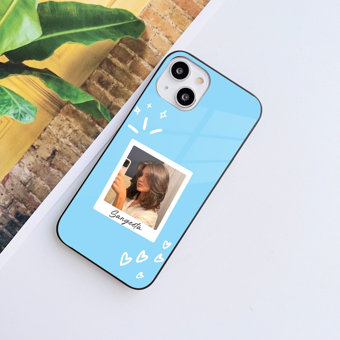 Polaroid Memories Customized Glass Mobile Cover