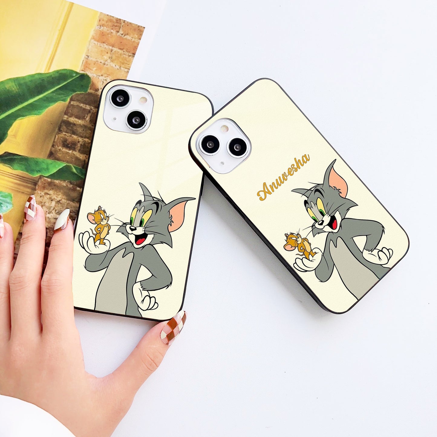 Playful Rivals Customized Glass Mobile Cover