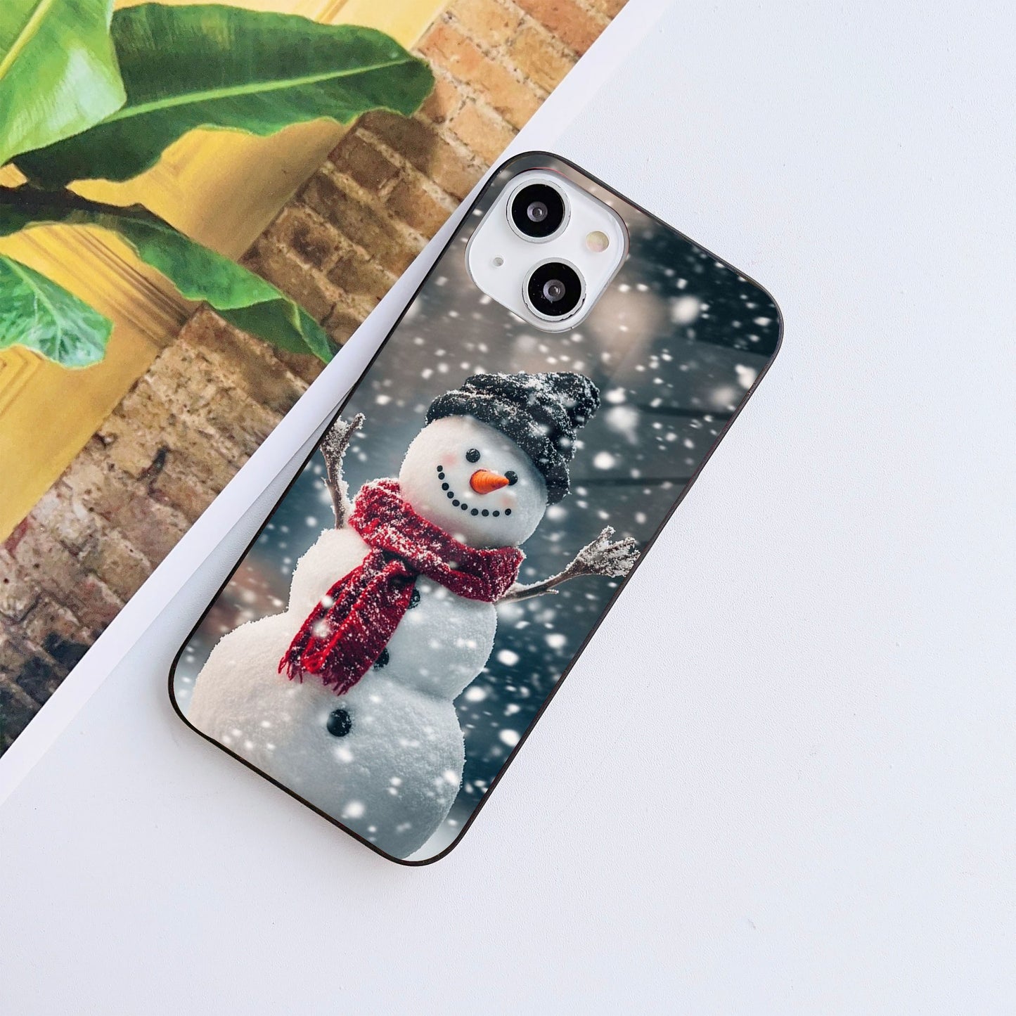 Frosty Buddy Glass Case Mobile Cover