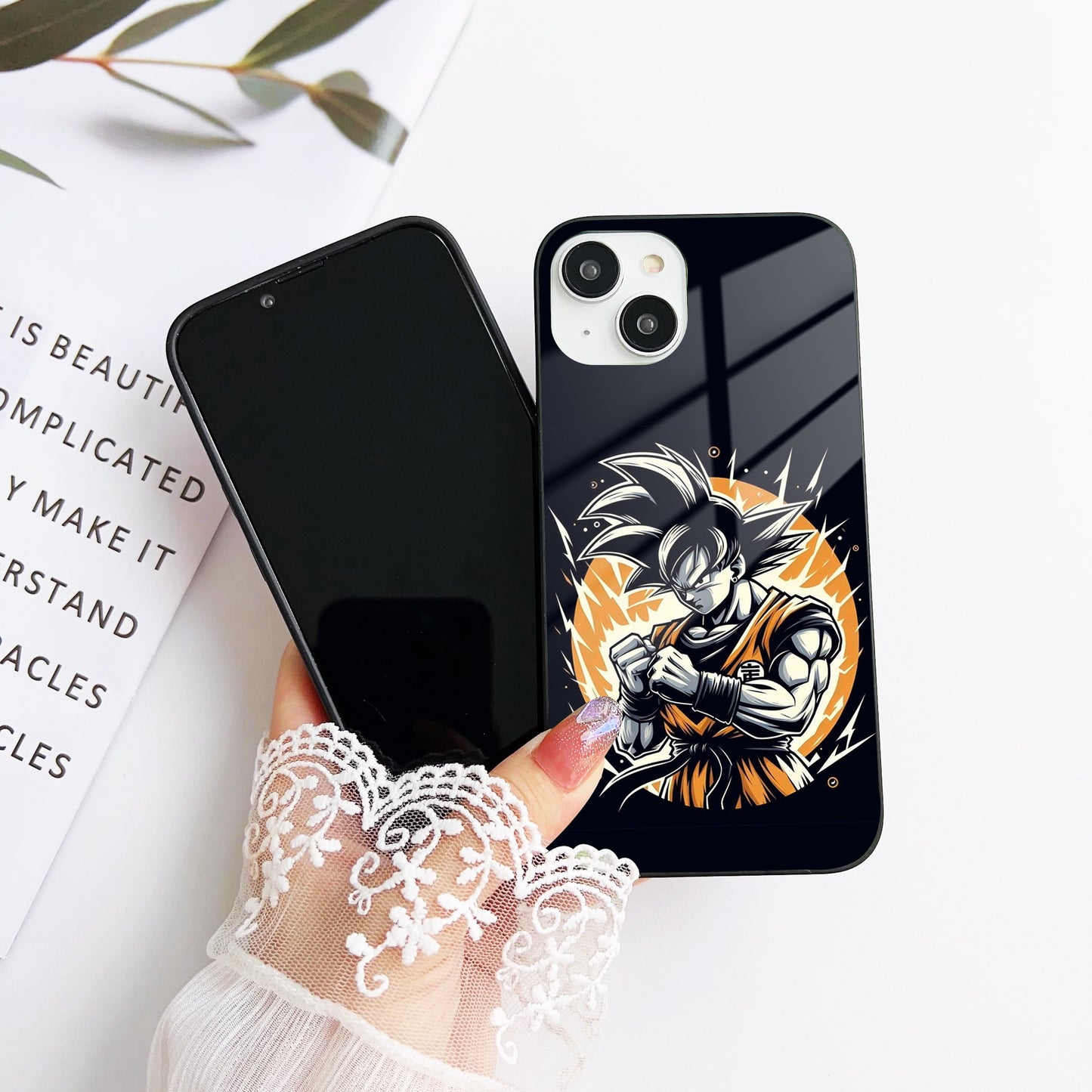 Cartoon Customized Glass Mobile Cover