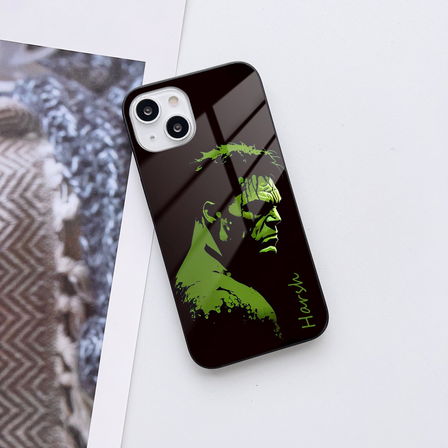 Emerald Beast Customized Glass Mobile Cover