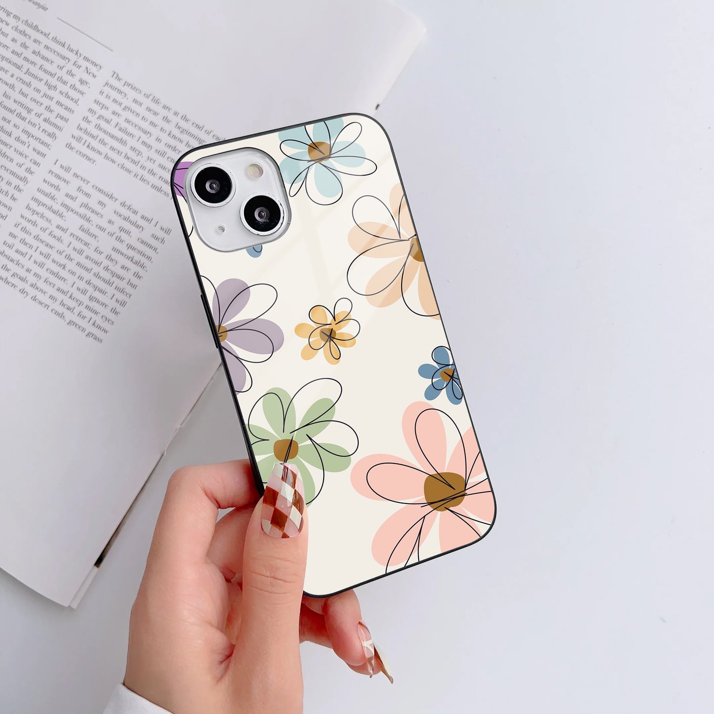 Blossom Bloom Customized Glass Mobile Cover