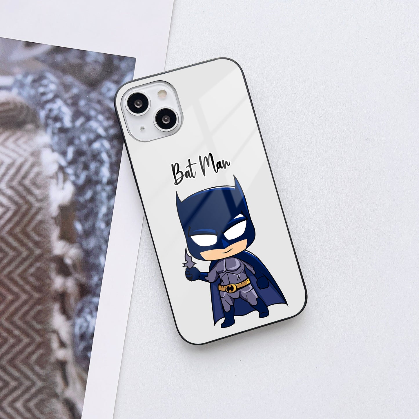 Cute Chibi Style Customized Glass Mobile Cover