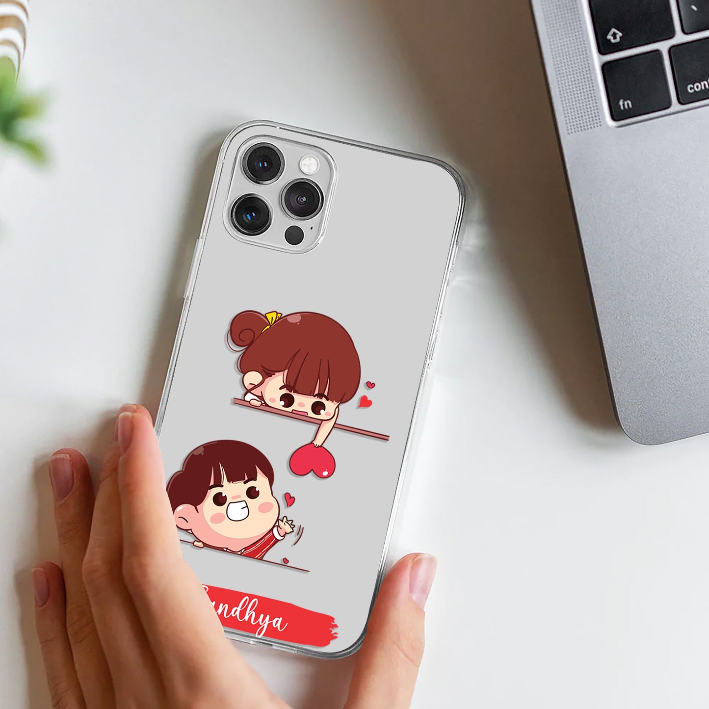 Heartstrings Customize Silicon Mobile Cover