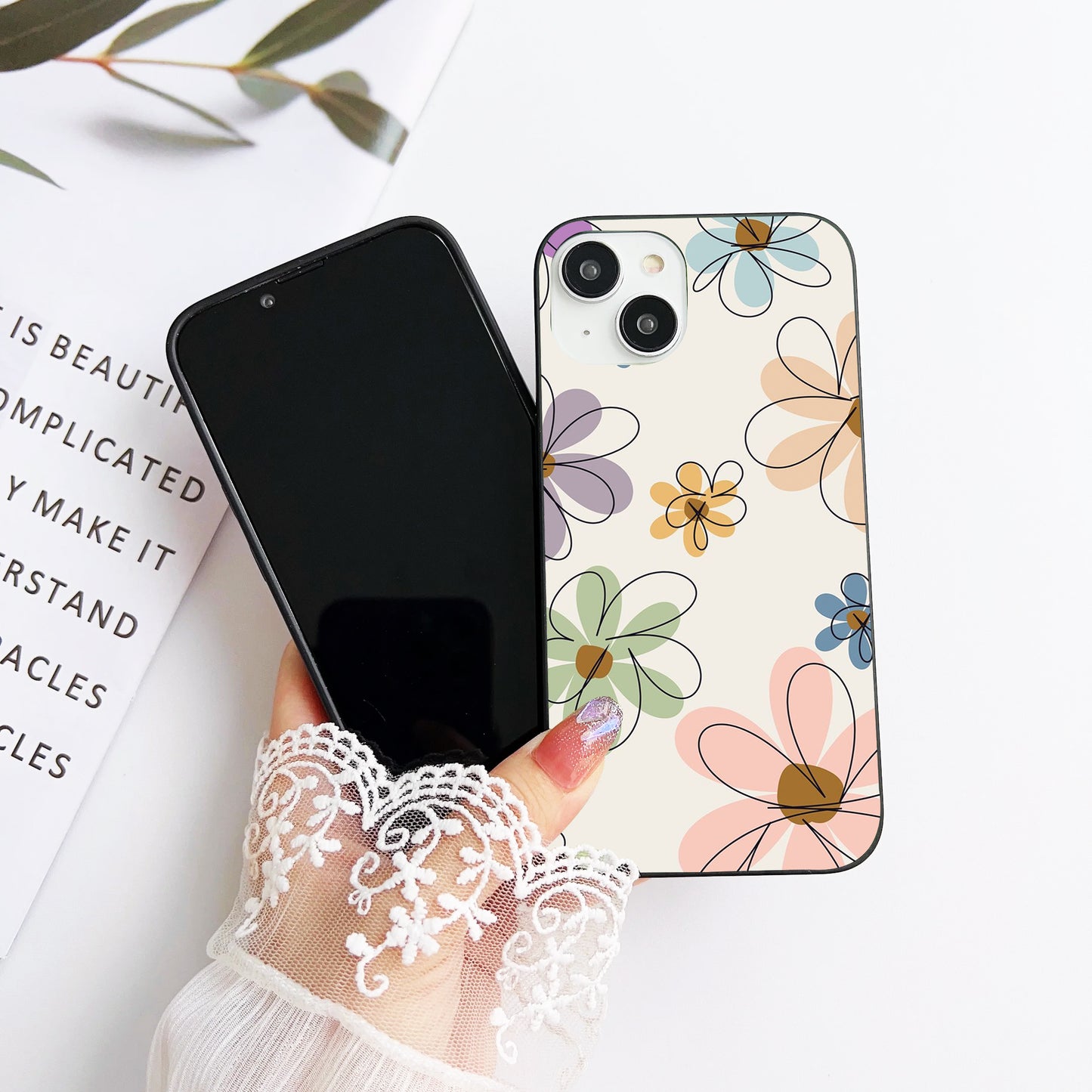 Blossom Bloom Customized Glass Mobile Cover