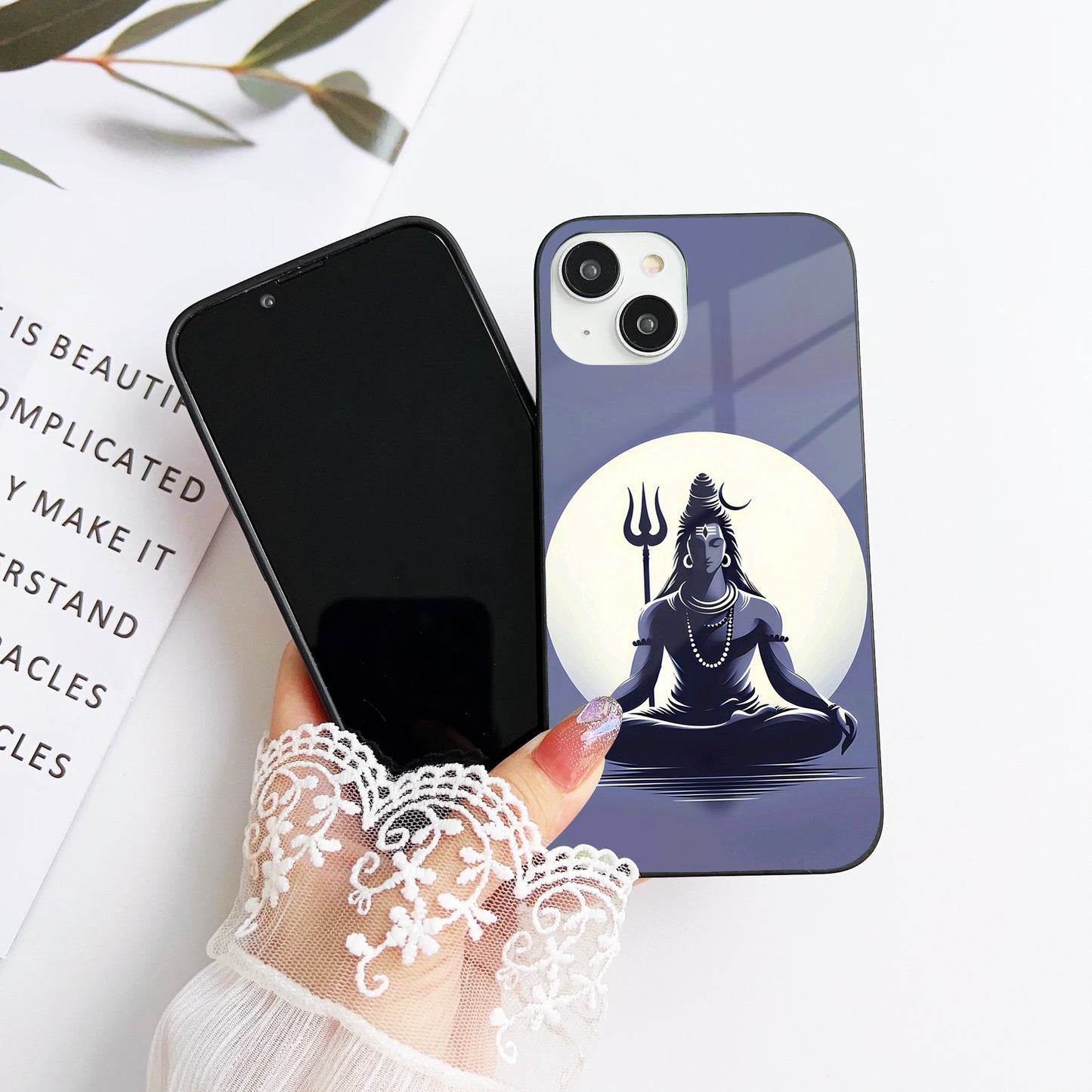 Cosmic Yogi Glass Case Mobile Cover