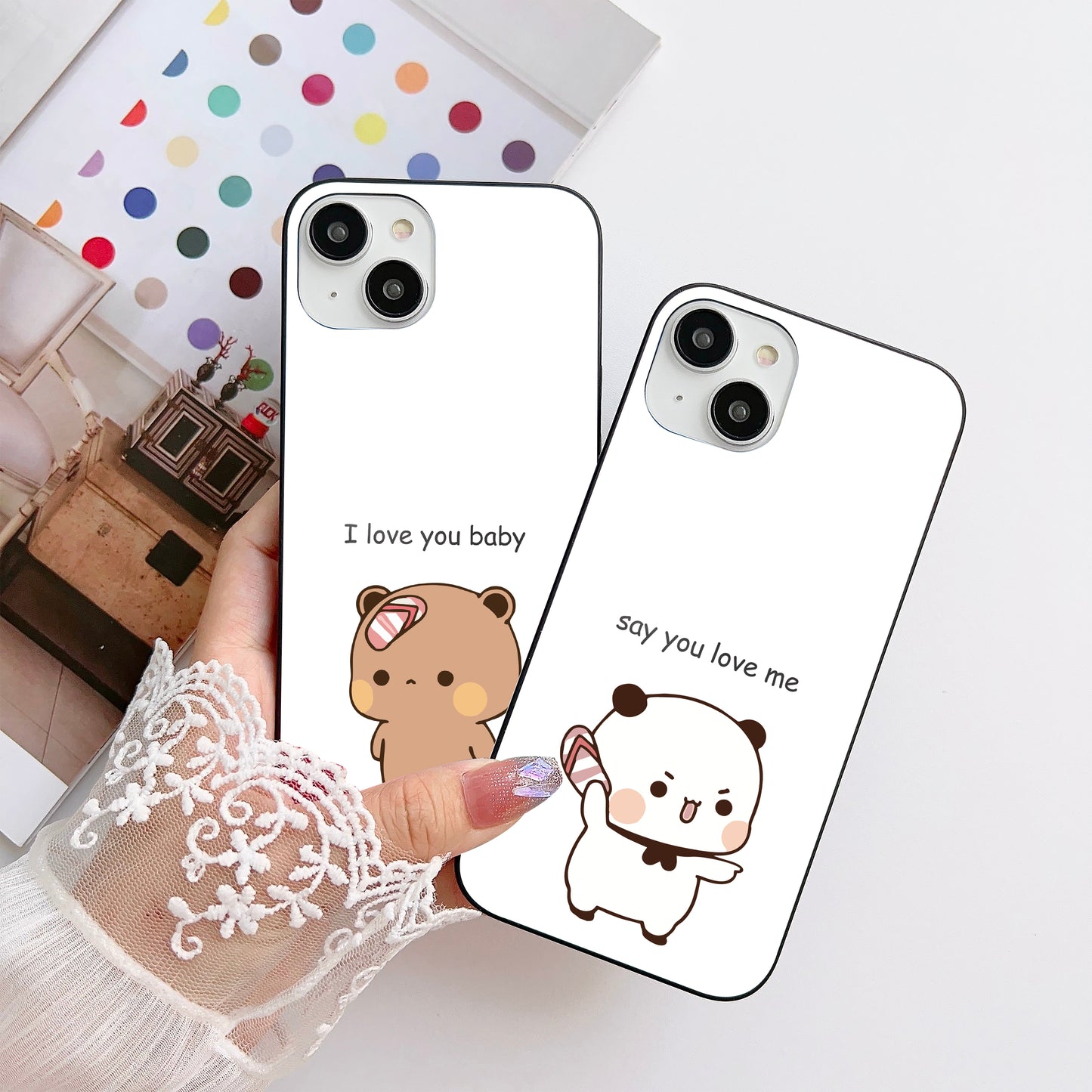 Dudu Bubu duo Glass Mobile Cover