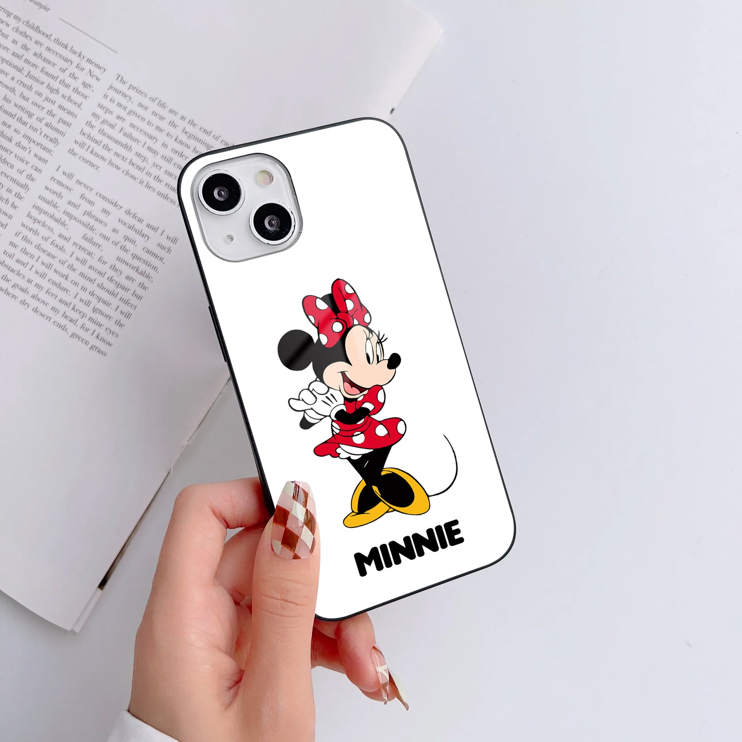 Iconic Mouse Duo Customized Glass Mobile Cover