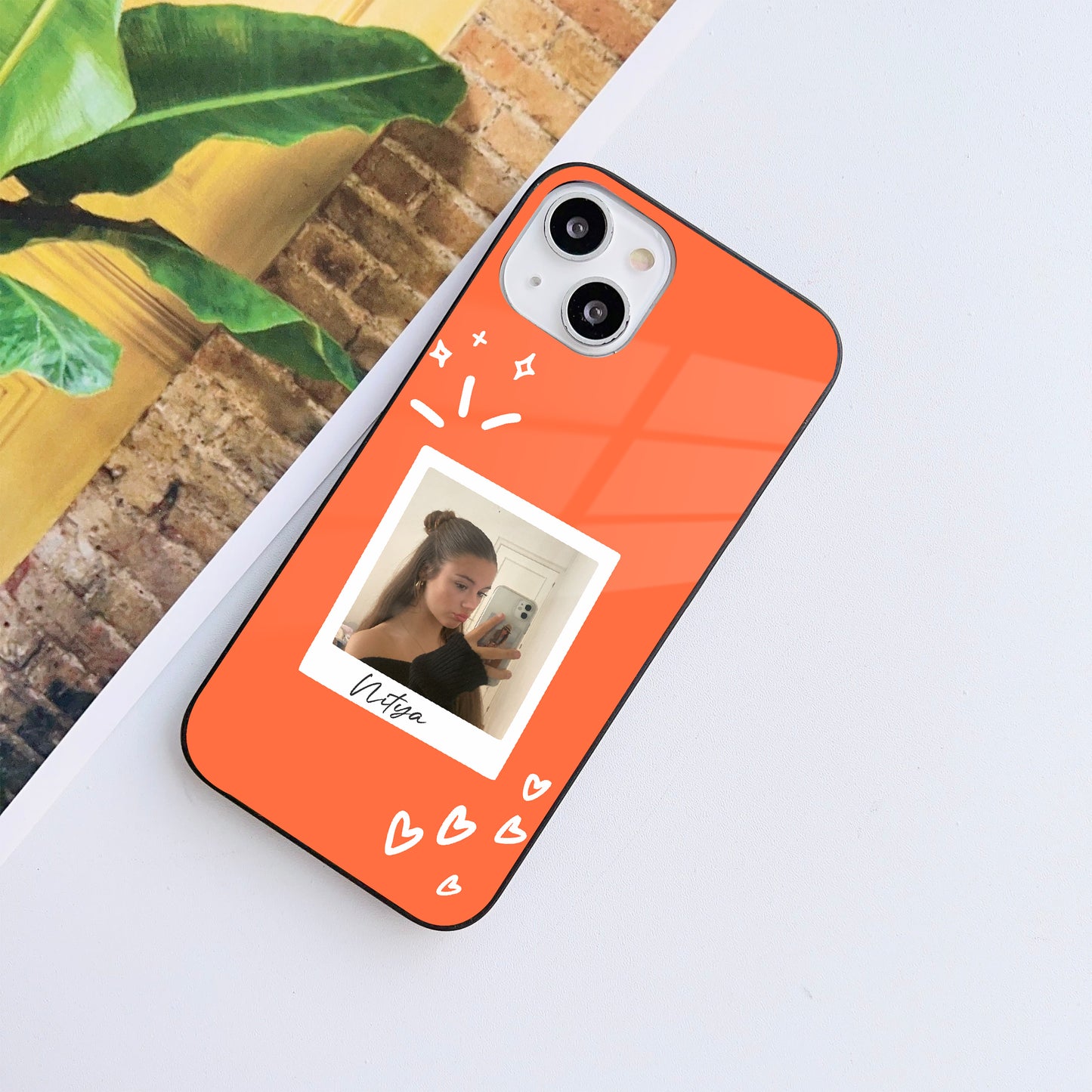 Polaroid Memories Customized Glass Mobile Cover