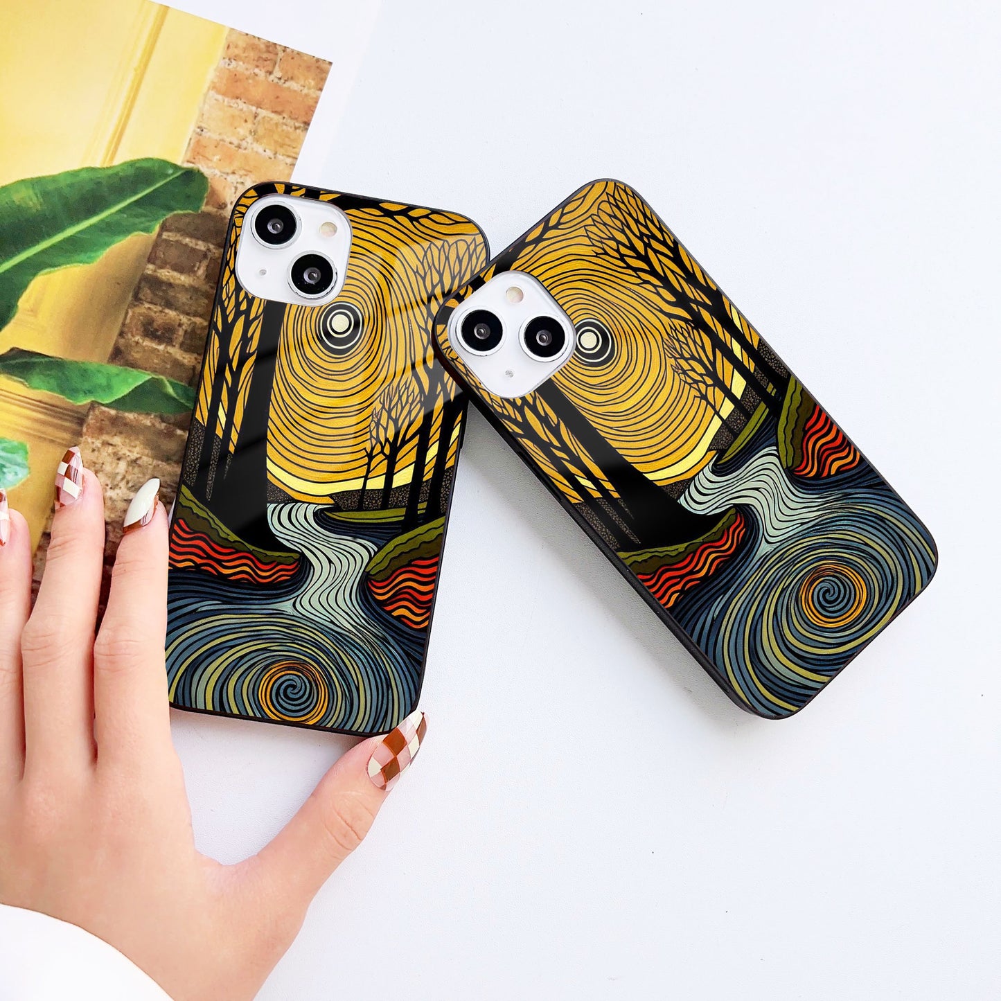 Jungle Luxe Glass Case Mobile Cover