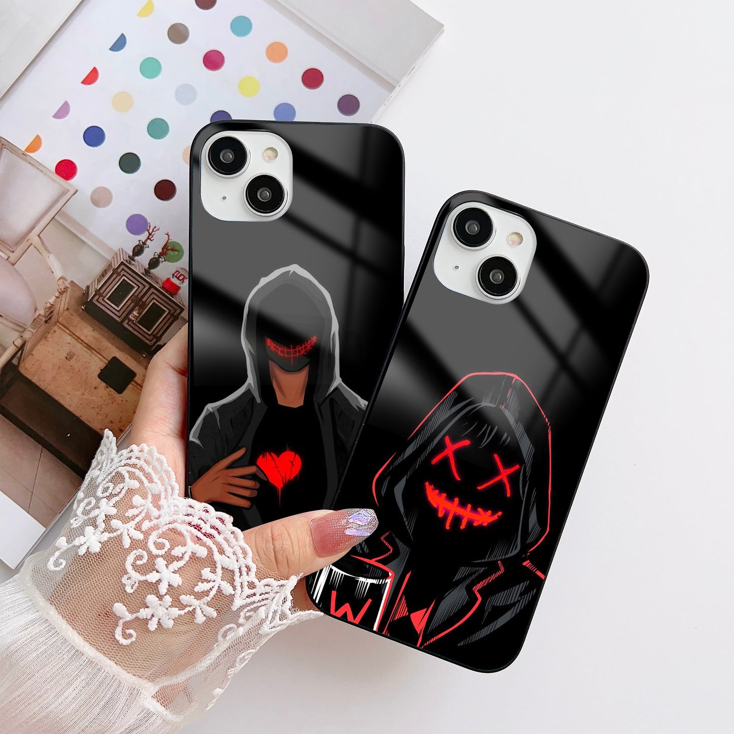 Hot Devil Glass Case Mobile Cover