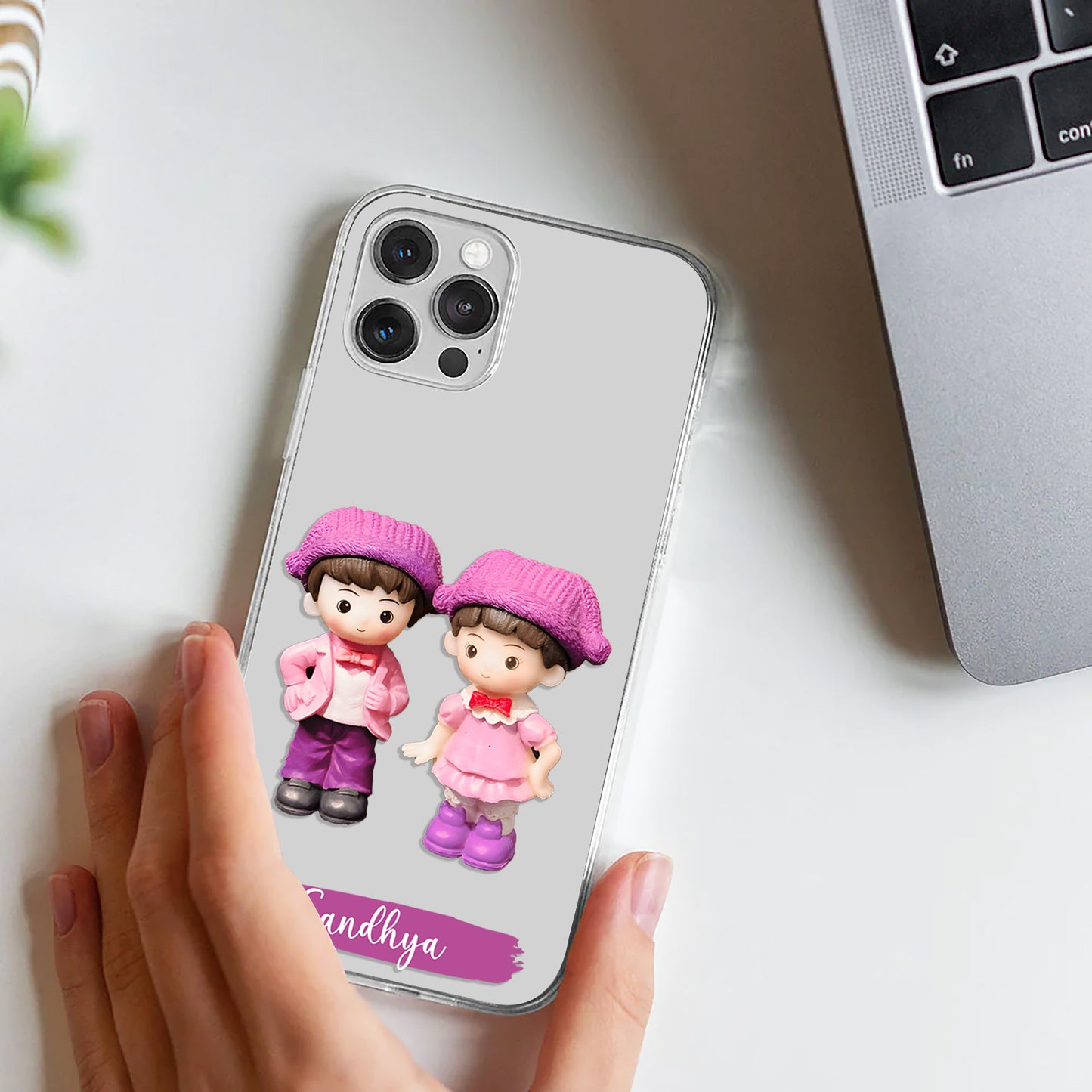 Twins Love Customize Silicon Mobile Cover