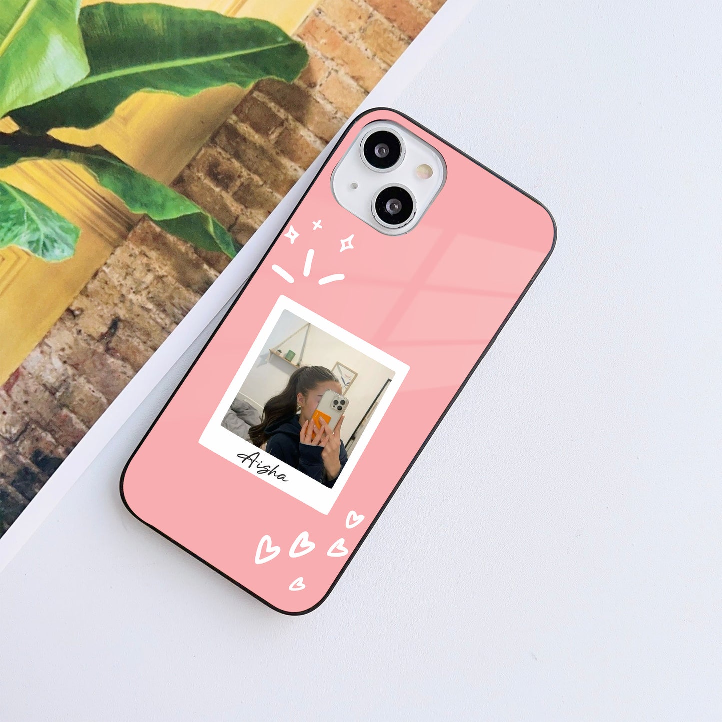 Polaroid Memories Customized Glass Mobile Cover