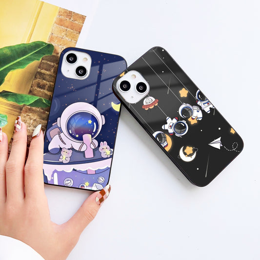 Cosmic Cute Marvels Customized Glass Mobile Cover