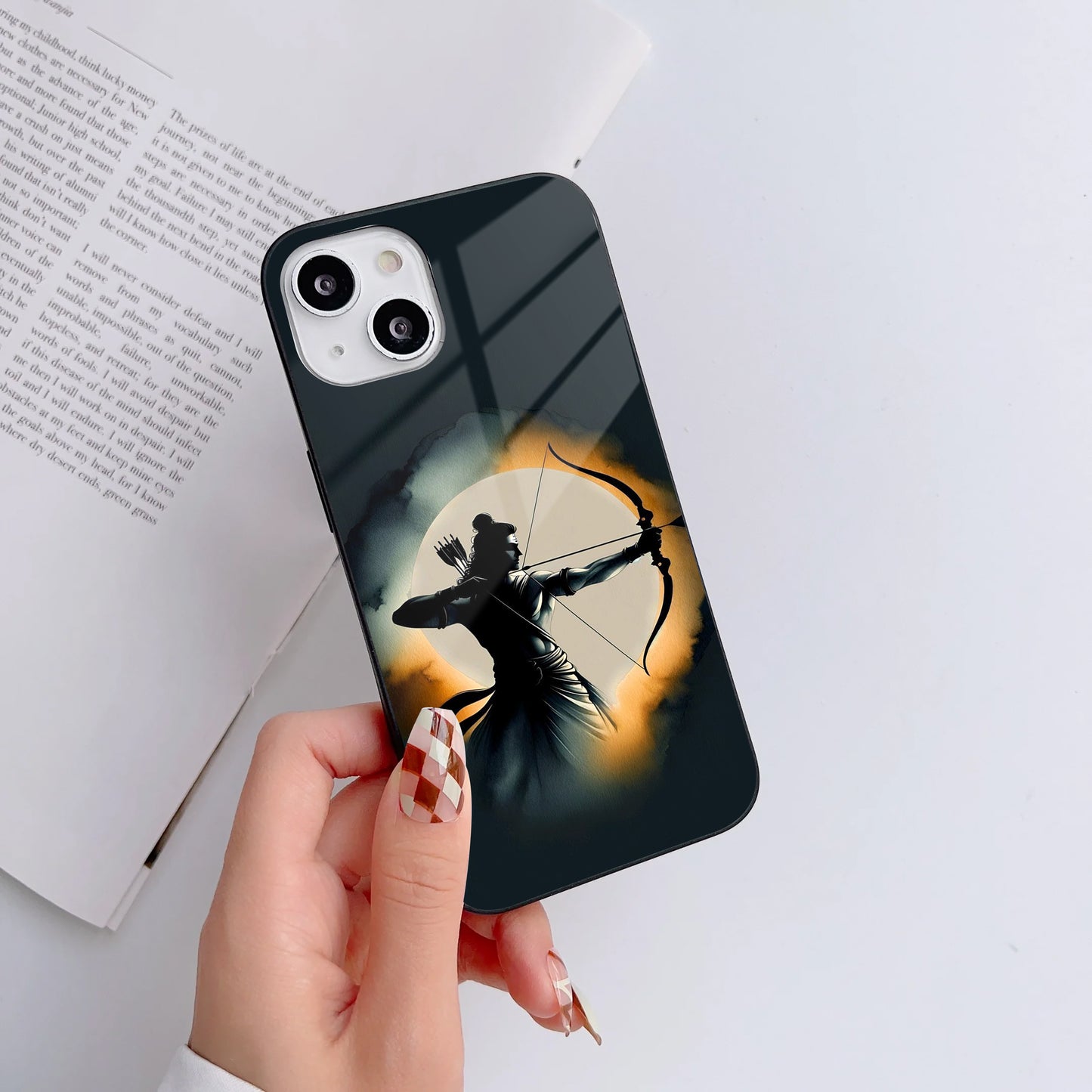 Divine Archer Glass Case Mobile Cover