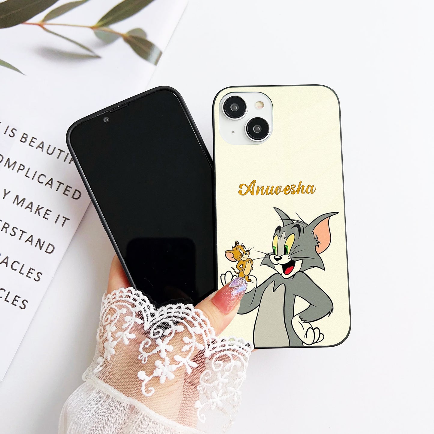 Playful Rivals Customized Glass Mobile Cover