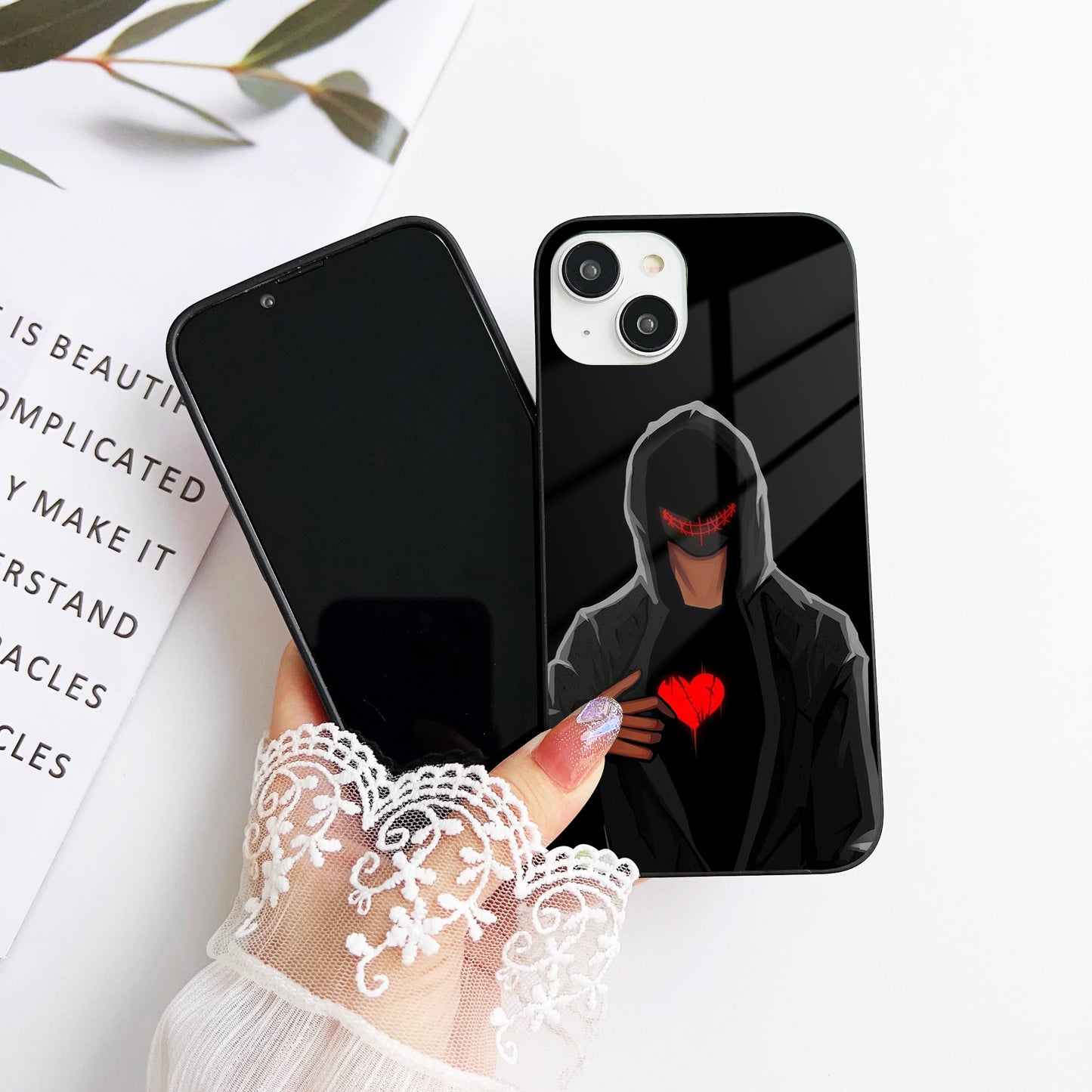 Hot Devil Glass Case Mobile Cover