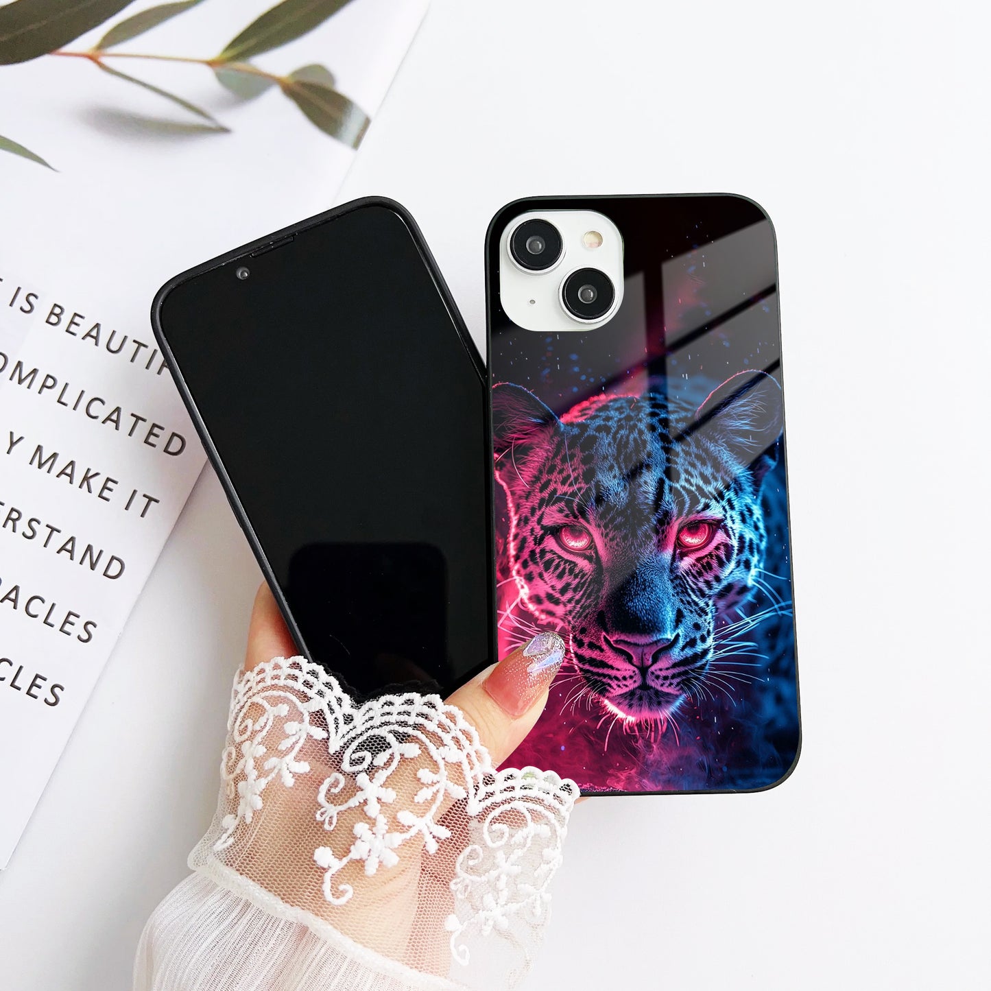 Colorfull art Glass Case Mobile Cover