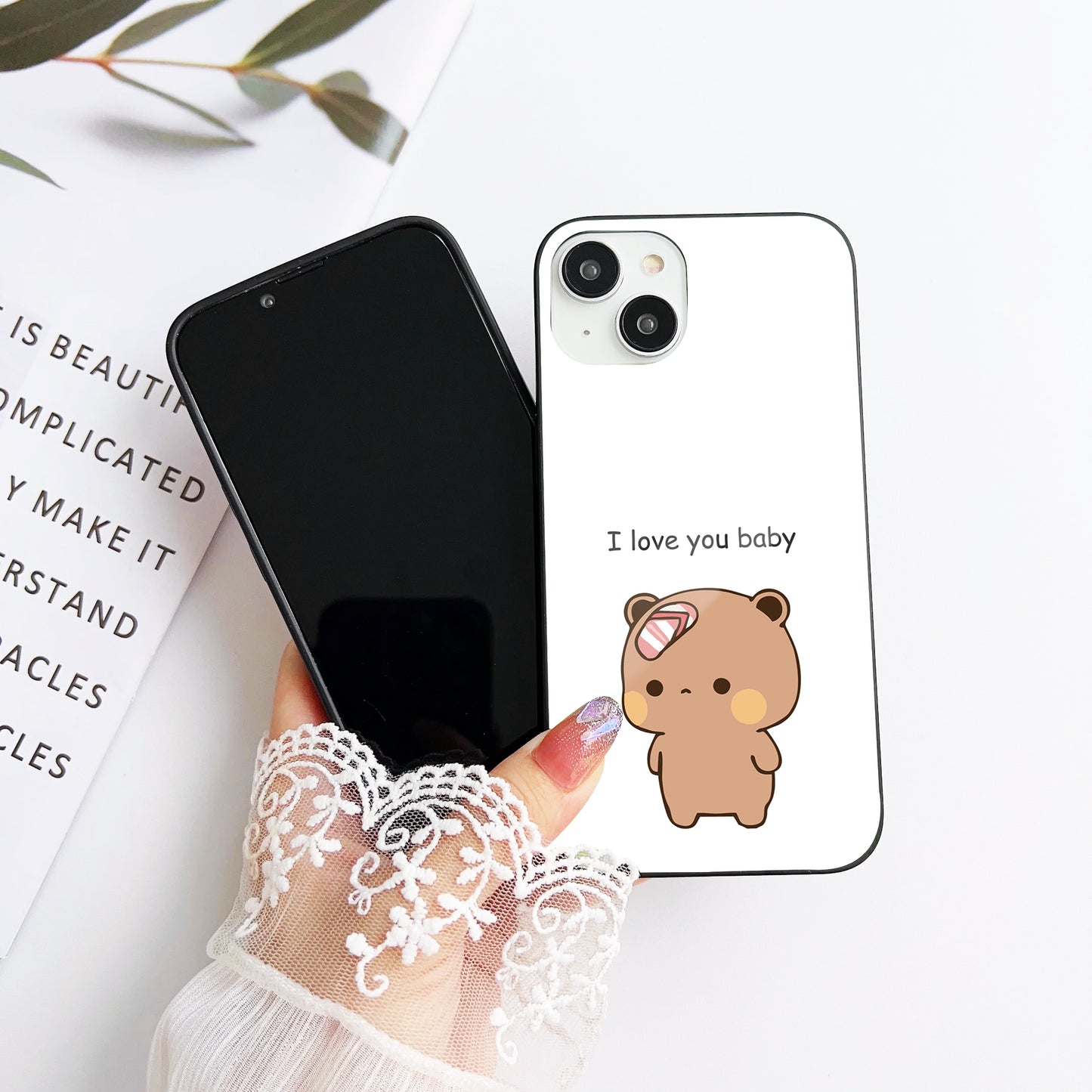 Dudu Bubu duo Glass Mobile Cover