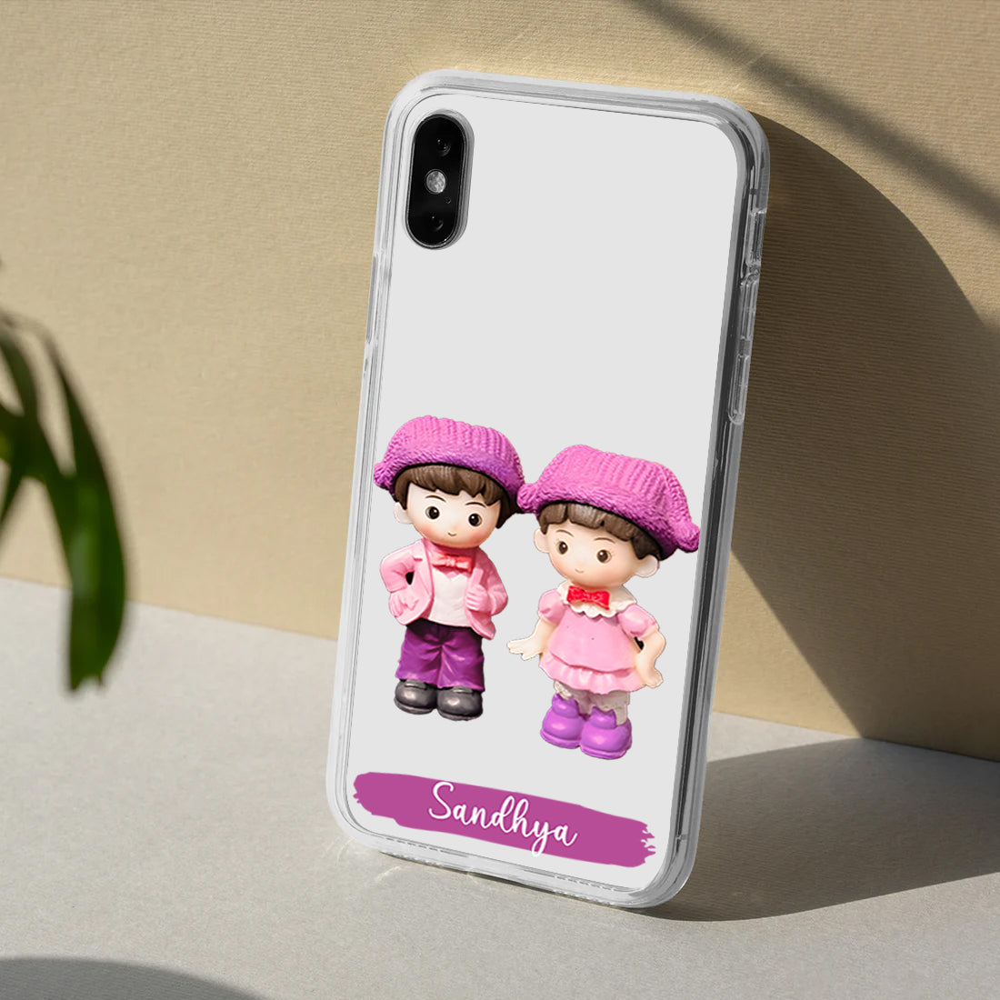 Twins Love Customize Silicon Mobile Cover