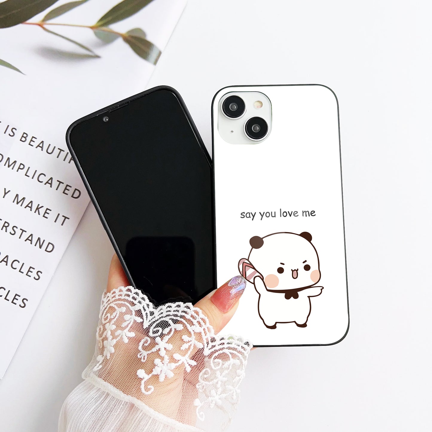 Dudu Bubu duo Glass Mobile Cover