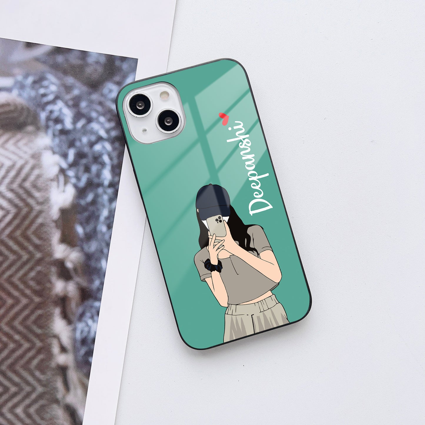 Swag Girl Customized Glass Mobile Cover