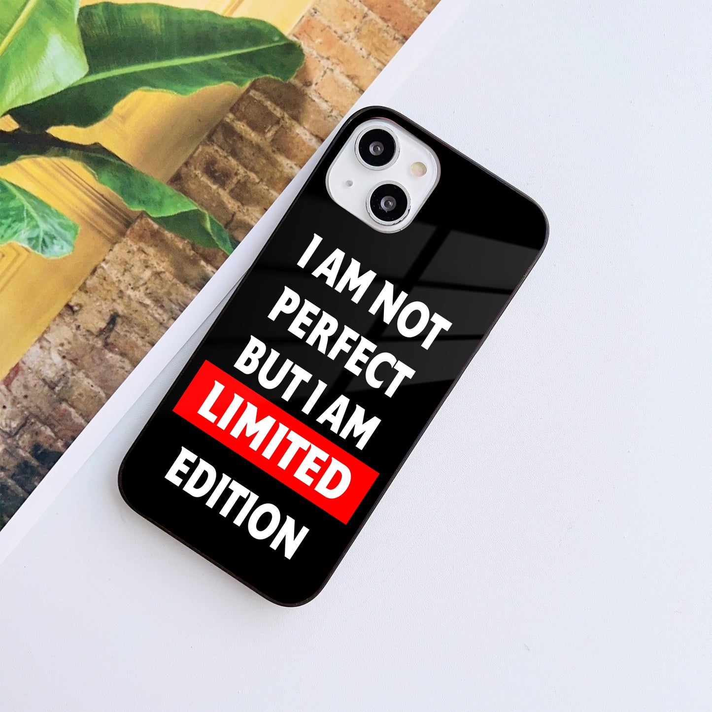 Limited Edition Confidence Customized Glass Mobile Cover