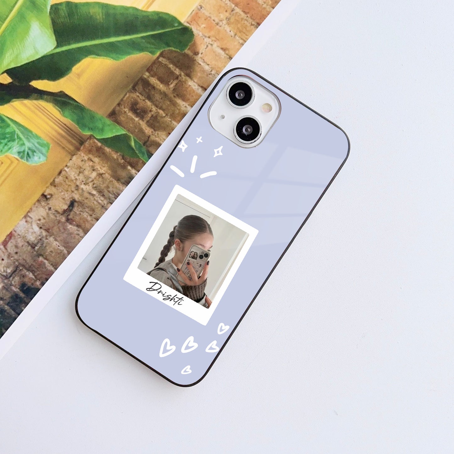 Polaroid Memories Customized Glass Mobile Cover