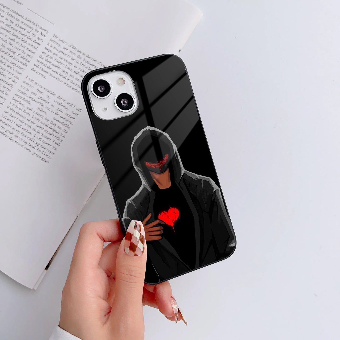 Hot Devil Glass Case Mobile Cover