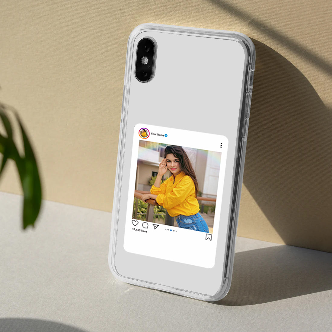 Instagram Profile Customize Silicon Mobile Cover