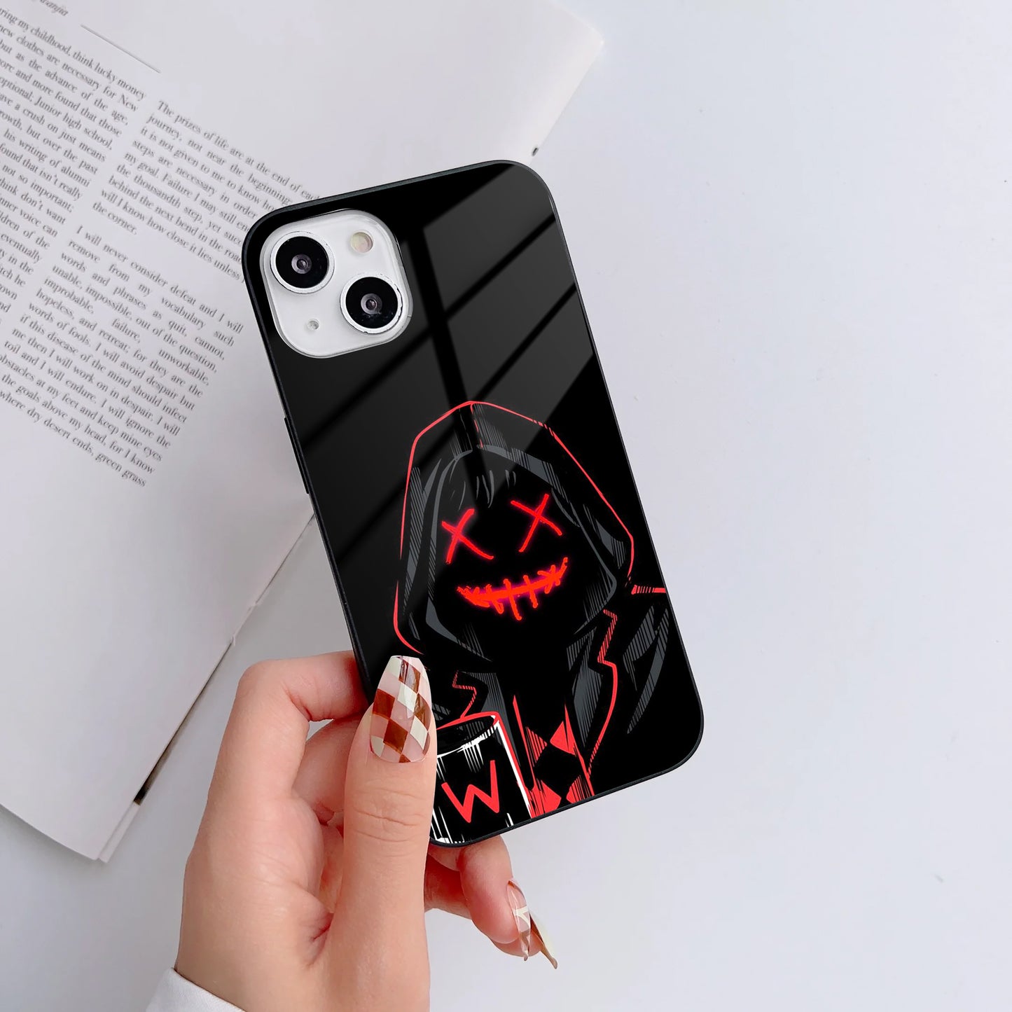 Hot Devil Glass Case Mobile Cover