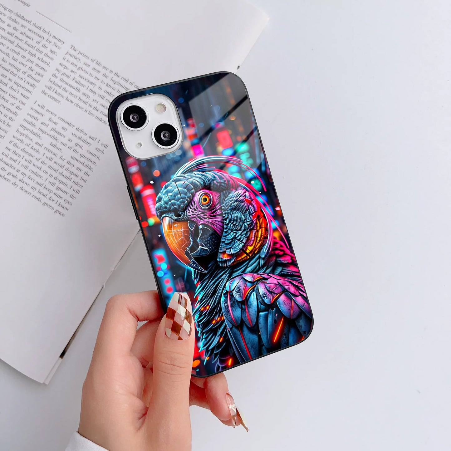 Colorfull art Glass Case Mobile Cover