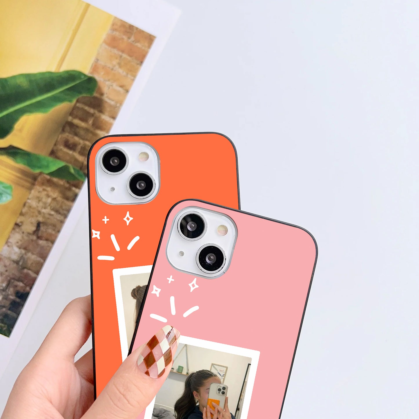 Polaroid Memories Customized Glass Mobile Cover