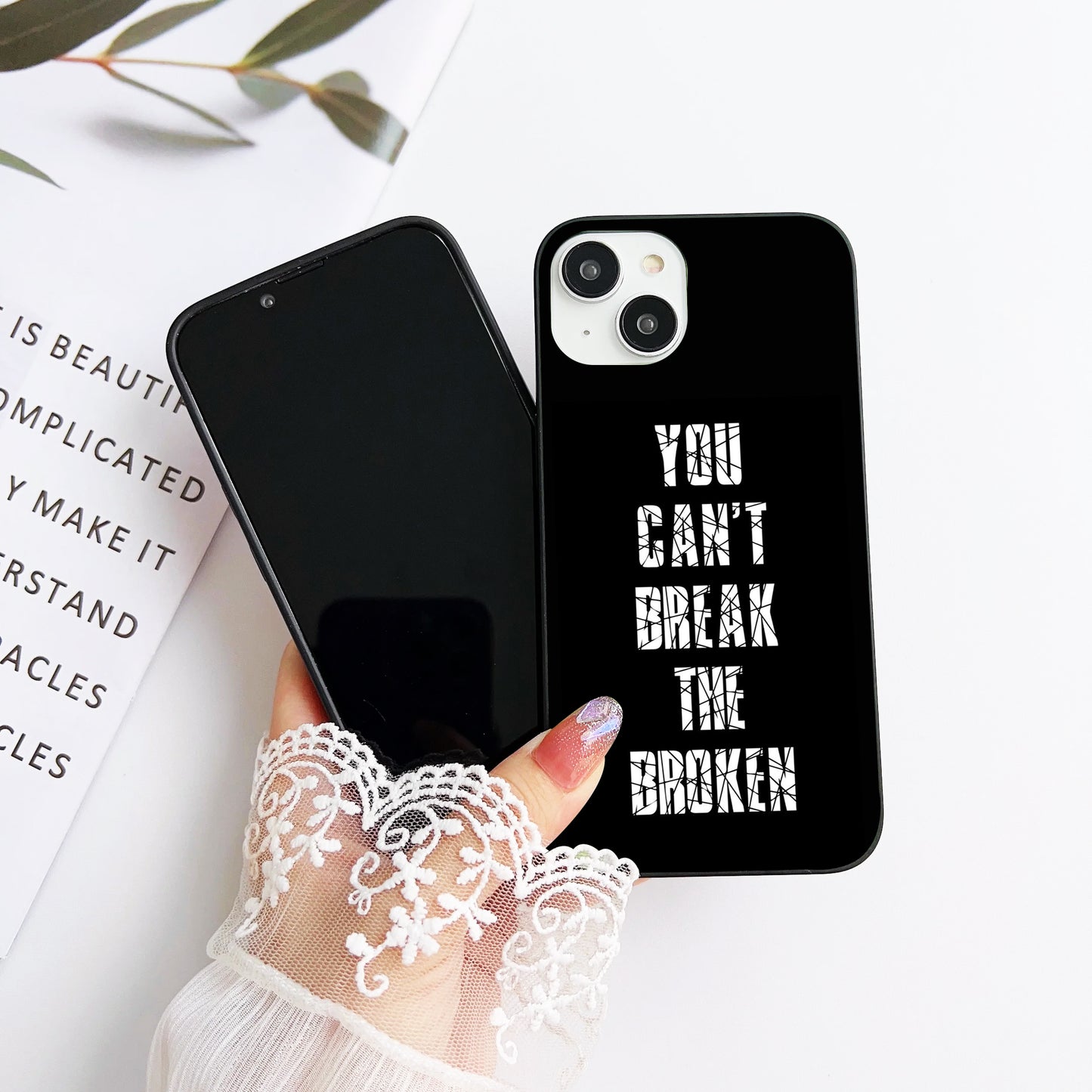 Unbreakable Spirit Customized Glass Mobile Cover