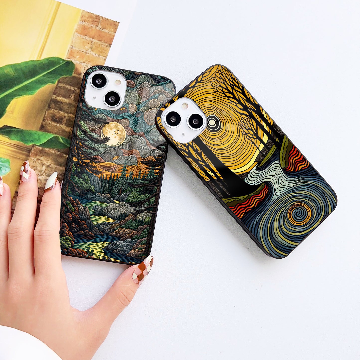 Jungle Luxe Glass Case Mobile Cover