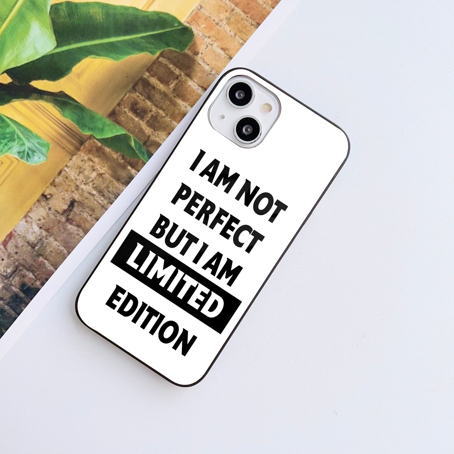 Limited Edition Confidence Customized Glass Mobile Cover