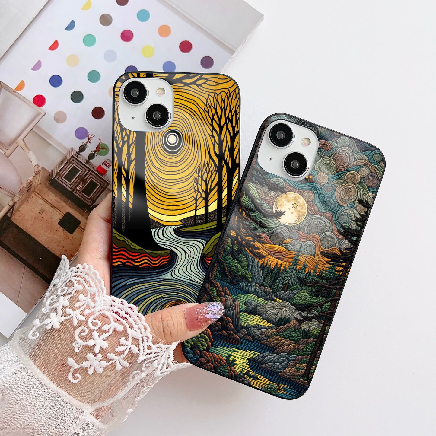 Jungle Luxe Glass Case Mobile Cover