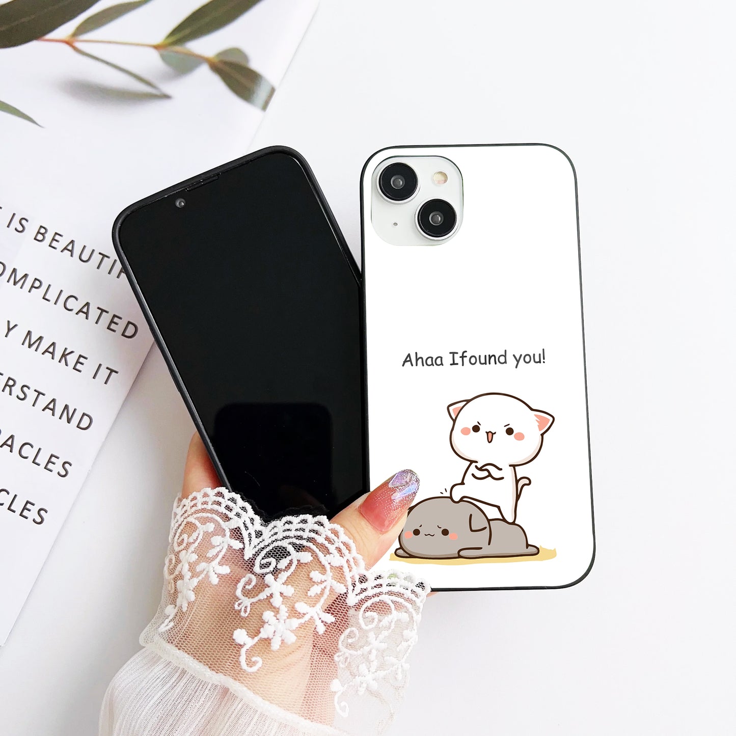 Bubu is Smol Baby Girl Glass Mobile Cover